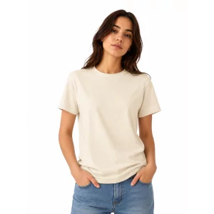 Tricou dama Parchement, marimea L, 100% bumbac