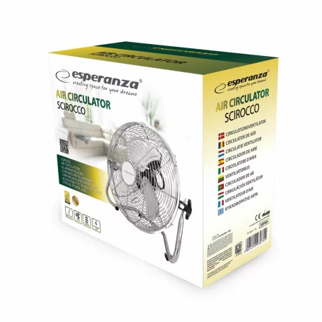 Ventilator de podea Esperanza SCIROCCO , 12", EHF005, 50W, Metal