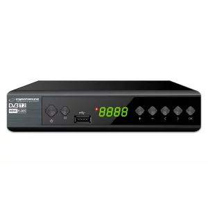 Tuner digital Esperanza EV111P, DVB-T2 H.265/HEVC, Negru