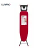 Masa de calcat pliabila LUNARO Neo-Bk, Suport pentru statie si fier de calcat, Reglabila pe inaltime, Plasă metalică cu spuma de 5mm si husa de bumbac 100% culoare rosie, Inaltime maxima 89cm, Dimensiuni 110 х 30 сm, Picioare stabile antiderapante, Negru