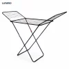 Uscator de rufe pliabil LUNARO Lineo-Bk, Spatiu uscare 18m, Fabricat din otel inoxidabil rezistent si usor, Incarcare 15kg, Vopsit in camp electrostatic, Compact, Depozitare eficienta, Greutate 2.56kg, Dimensiuni 128x55x5cm, Picioare antiderapante, Utiliz