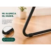 Uscator de rufe pliabil LUNARO Lineo-Bk, Spatiu uscare 18m, Fabricat din otel inoxidabil rezistent si usor, Incarcare 15kg, Vopsit in camp electrostatic, Compact, Depozitare eficienta, Greutate 2.56kg, Dimensiuni 128x55x5cm, Picioare antiderapante, Utiliz