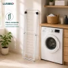 Uscator de rufe pliabil LUNARO Nova-Wh, Spatiu uscare 18m, Otel inoxidabil, Incarcare 15kg, Vopsit in camp electrostatic, Compact, Depozitare eficienta, Greutate 2.1kg, Dimensiuni 102.5x55x5cm, Picioare antiderapante, Interior si exterior, Alb