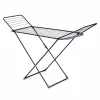 Uscator de rufe pliabil LUNARO Wing Plus-Bk, Spatiu uscare 18m, Suport special pentru sosete, Fabricat din otel inoxidabil rezistent si usor, Incarcare 15kg, Vopsit in camp electrostatic, Compact, Depozitare eficienta, Greutate 2.7kg, Dimensiuni 128x55x5c