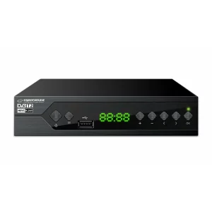 Tuner digital Esperanza EV107R, DVB-T2 H.265/HEVC, Negru