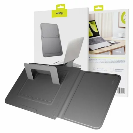 Husa laptop Allity ALS-100, 14", cu suport, Negru