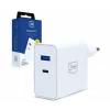 Incarcator retea 3mk, FlowPower, 1xUSB-A, 1xUSB-C, QC4+, 45W, Alb