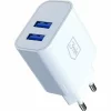 Incarcator retea 3mk, FlowPower, 2xUSB-A, 10W, Alb