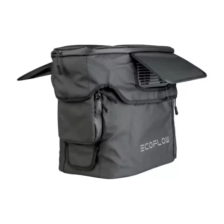 Husa EcoFlow pentru seria Delta 2, Rezistenta la apa, Negru