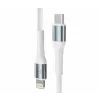 Cablu Date si Incarcare 3mk, Hyper N-SERIES, USB-C la Lightning, 1m, 9V/3A, 27W, Alb