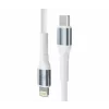 Cablu Date si Incarcare 3mk, Hyper N-SERIES, USB-C la Lightning, 2m, 9V/3A, 27W, Alb