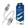 Cablu Date si Incarcare 3mk, Hyper N-SERIES, USB-C la Lightning, 2m, 9V/3A, 27W, Alb