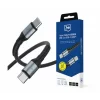Cablu Date si Incarcare 3mk, Hyper N-SERIES, USB-C la USB-C, 1.5m, 20V/5A, 100W, Negru