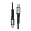 Cablu Date si Incarcare 3mk, Hyper N-SERIES, USB-C la USB-C, 1.5m, 20V/5A, 100W, Negru