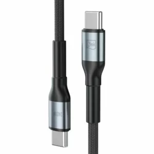 Cablu Date si Incarcare 3mk, Hyper N-SERIES, USB-C la USB-C, 1m, 48V/5A, 240W, Negru