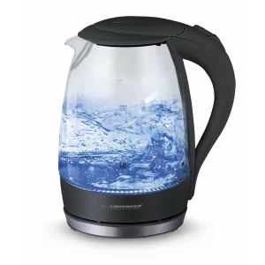 Fierbator electric Esperanza Salto Angel, EKK011W, 2200W, 1.7l, Negru