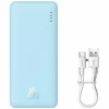 Acumulator extern Baseus Airpow, 10000 mAh, 20W, Albastru – P10022801313-00