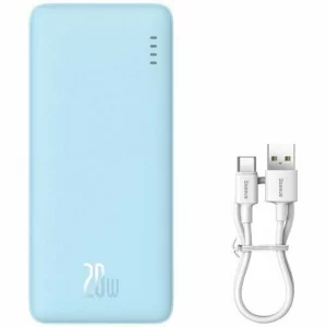Acumulator extern Baseus Airpow, 10000 mAh, 20W, Albastru – P10022801313-00