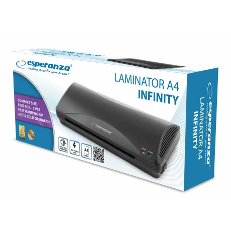 Laminator Esperanza EFL001 A4, 265W, Negru