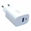 Incarcator retea 3mk, FlowPower, 1xUSB-A, 1xUSB-C, QC4+, 25W, Alb