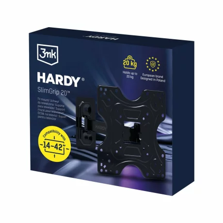 Suport Perete 3mk Hardy SlimGrip 20, Negru