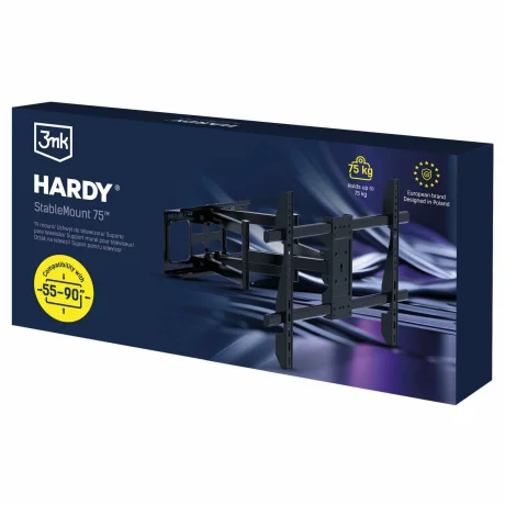 Suport Perete 3mk Hardy StableMount 75, Negru