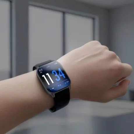 Smartwatch 3mk Altora Easy Touch Sports, Bluetooth 5.4, IP67, Negru