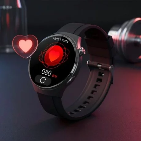 Smartwatch 3mk Altora Everyday Slim, Bluetooth 5.3, IP68, 60Hz display, Negru