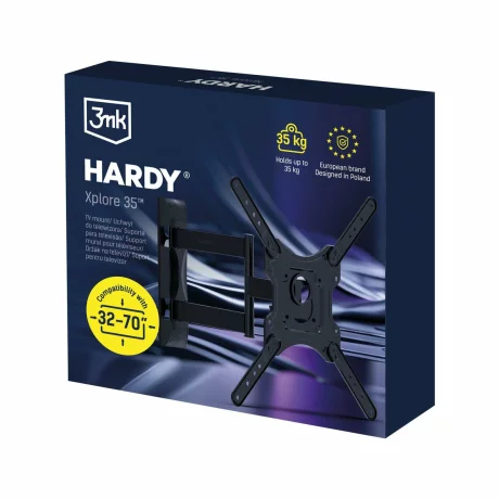 Suport Perete 3mk Hardy Xplore 35, Negru