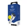Transmitator FM 3 in 1 3mk, cu incarcare rapida, 48W, QC PD PPS USB-C USB-A, Argintiu