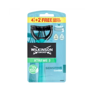 Aparat de ras WILKINSON Extreme3 Sensitiv cu 3 lame, Aloe Vera 6buc/bl
